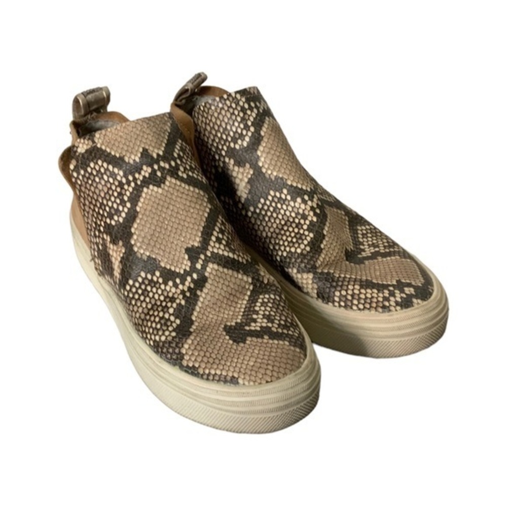 Dolce Vita Tate animal print Chelsea platform leather slip on loafer sneak… - Picture 3 of 8